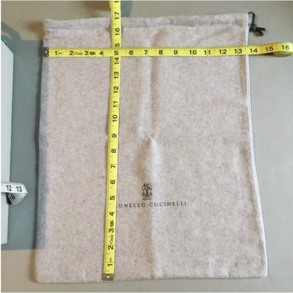 BRUNELLO CUCINELLI EMPTY BOX WITH ONE NEW DUST BAG LABELS ATTACH ON ONE SIDE
